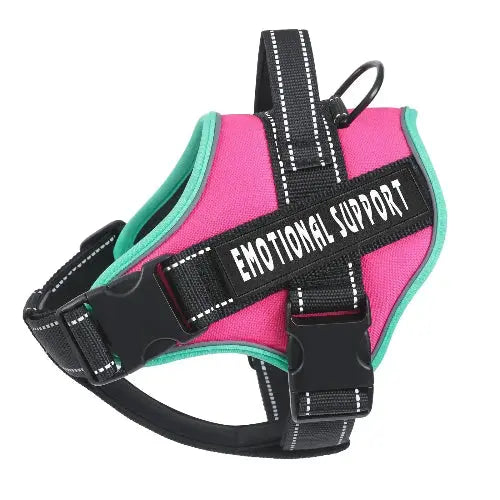 voopet Emotional Support Dog Harness, Professional Service Dog Vest Harness for Small Medium Large Dogs, Reflective Breathable and Adjustable No Pull/Choke ESA Essential Harness by VOOPET