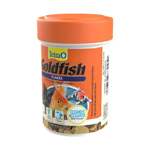 Tetra Goldfish Flakes, Nutritionally Balanced Diet for Aquarium Fish, Vitamin C Enriched Flakes by Tetra