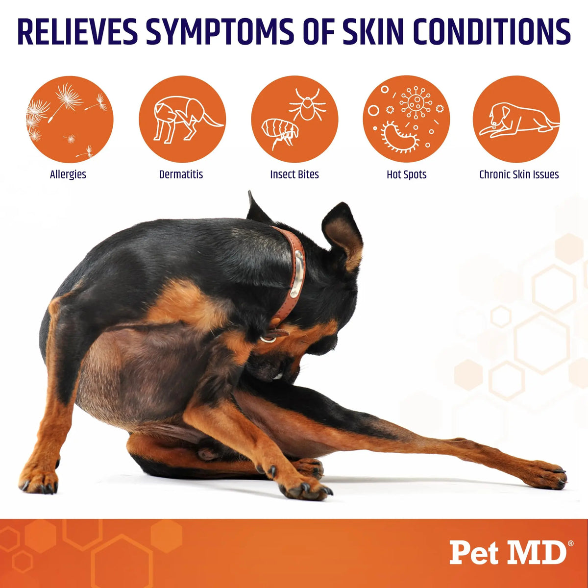 Pet MD Hydrocortisone Spray for Dogs & Cats - Anti Itch Spray - 4 oz Pet MD