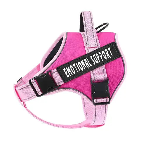 voopet Emotional Support Dog Harness, Professional Service Dog Vest Harness for Small Medium Large Dogs, Reflective Breathable and Adjustable No Pull/Choke ESA Essential Harness by VOOPET