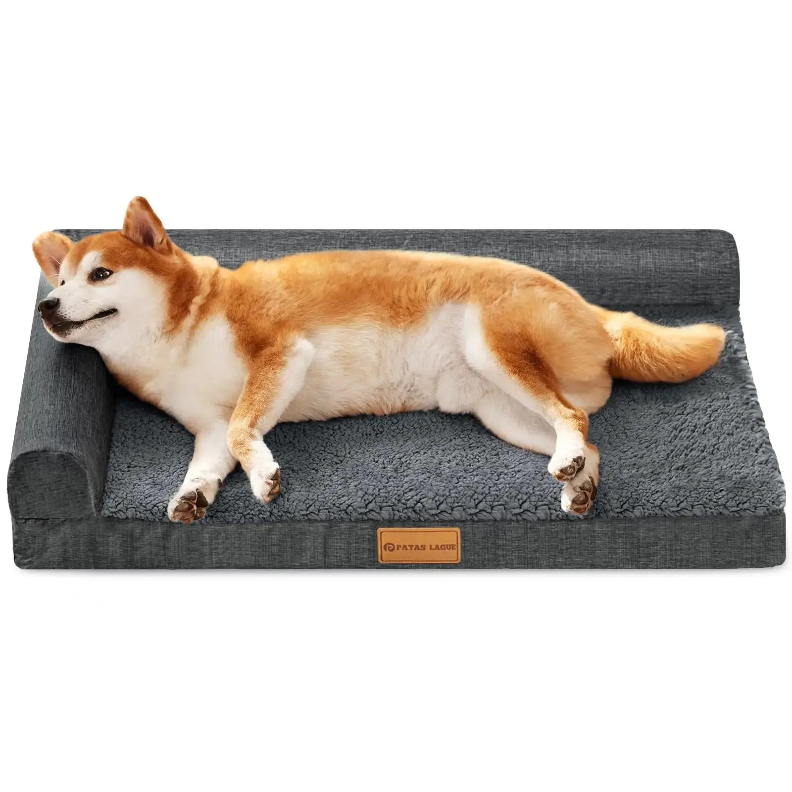 Patas Lague Orthopedic Dog Bed for Small Medium Large Size Dog by Patas Lague