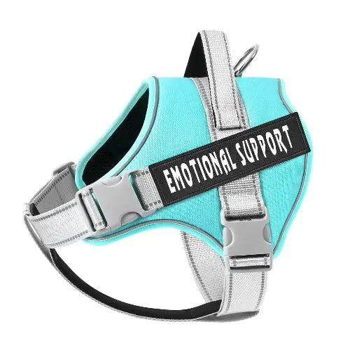 voopet Emotional Support Dog Harness, Professional Service Dog Vest Harness for Small Medium Large Dogs, Reflective Breathable and Adjustable No Pull/Choke ESA Essential Harness by VOOPET