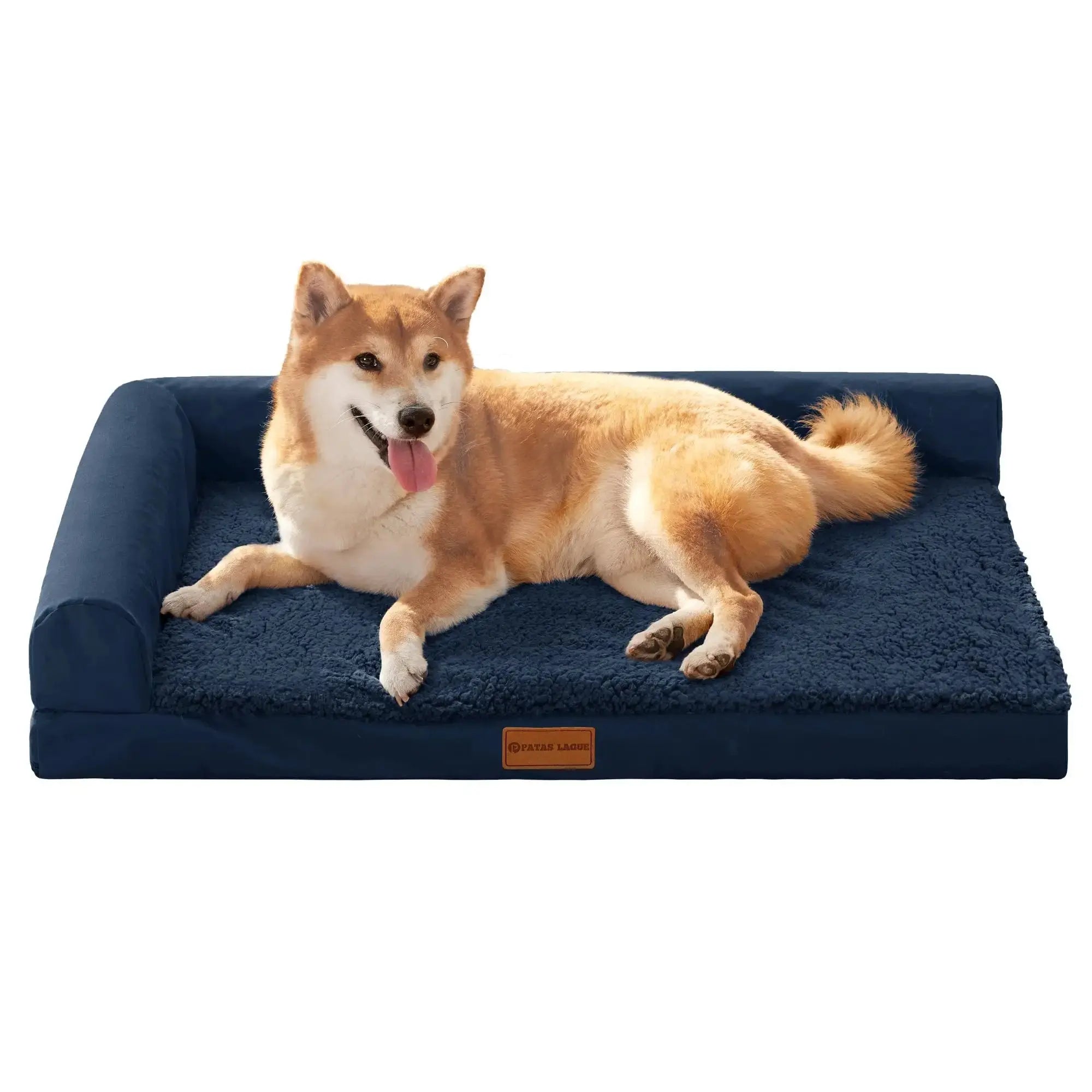 Patas Lague Orthopedic Dog Bed for Small Medium Large Size Dog by Patas Lague