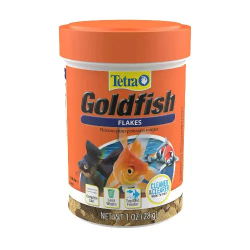 Tetra Goldfish Flakes, Nutritionally Balanced Diet for Aquarium Fish, Vitamin C Enriched Flakes by Tetra