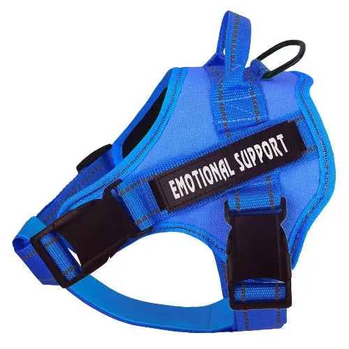 voopet Emotional Support Dog Harness, Professional Service Dog Vest Harness for Small Medium Large Dogs, Reflective Breathable and Adjustable No Pull/Choke ESA Essential Harness by VOOPET