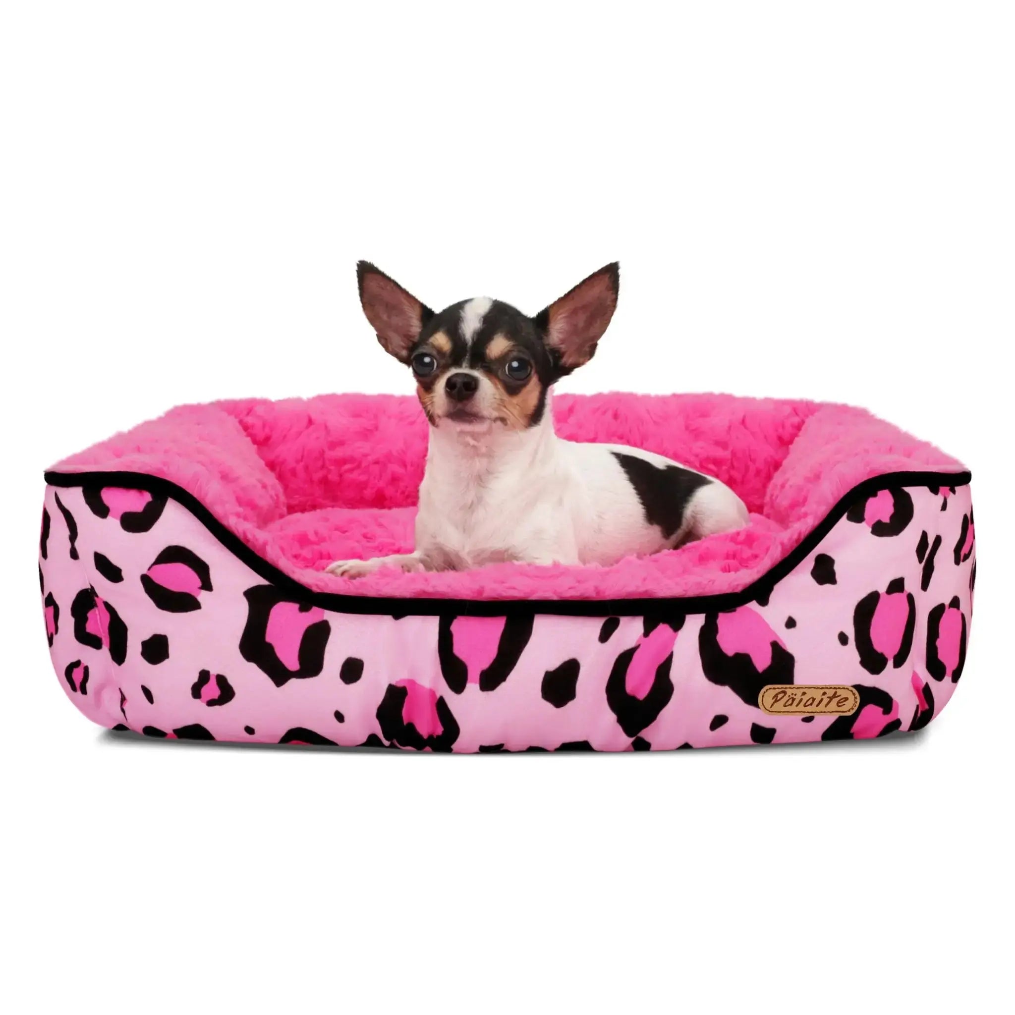 Rectangle Washable Dog Bed for Large, Medium & Small Dogs – Soft Calming Puppy Beds, Durable Warm Pet Sofa with Non-Slip Bottom for Indoor Use. by Paiaite