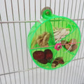Heavy Duty Parrot Acrylic Food Foraging Wheel Toy Bird Puzzle Training Game - FurrBaby Necessities
