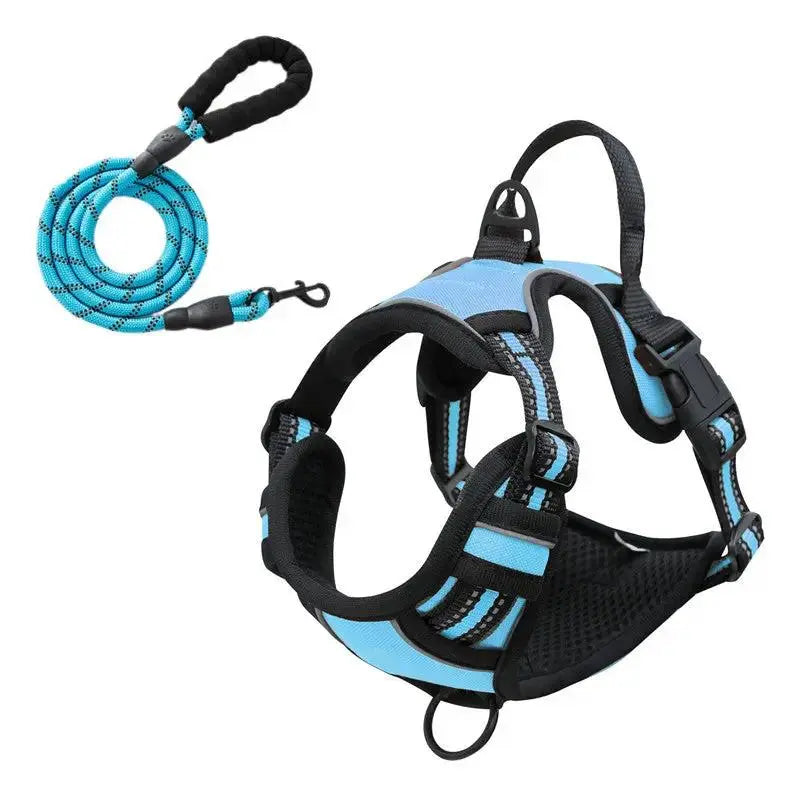 Vest-Style Reflective and Breathable Chest Strap Leash by Pet Zen