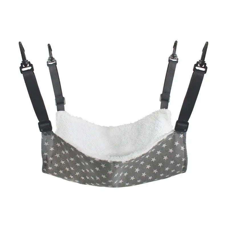 Lamb Fleece Cat Hanging Beds Pets Cage Hammock Bed For Kitten Hanging Seat Indoor Durable Winter Cat Bed Kitty Nest Puppy Cushion Pet Products Sochenda