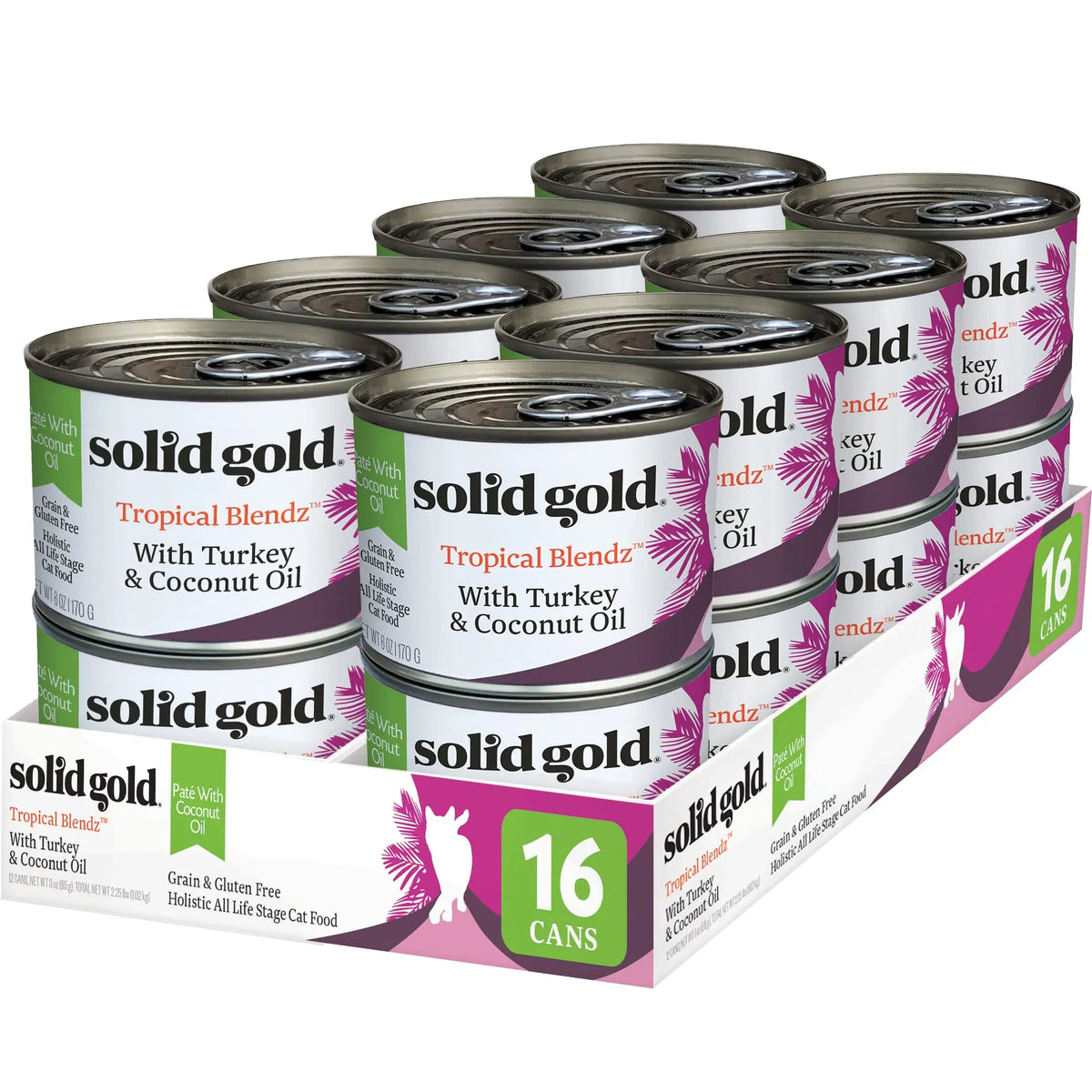 Solid Gold Wet Cat Food for Gut Health and Sensitive Stomach