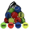 AMA SPORT Dog Tennis Balls for Dogs to Fetch Tennis Balls for Puppy Small Medium Dogs with Mesh Bag, Designed for Dog Floating, Water-Hunting, Fun Playing, Daily Exercise, mid-air Catching