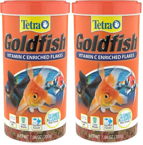 Tetra Goldfish Flakes, Nutritionally Balanced Diet for Aquarium Fish, Vitamin C Enriched Flakes by Tetra