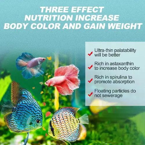 capuca Aquarium Fish-Parent Fish Food Flakes and Blood Worms by capuca
