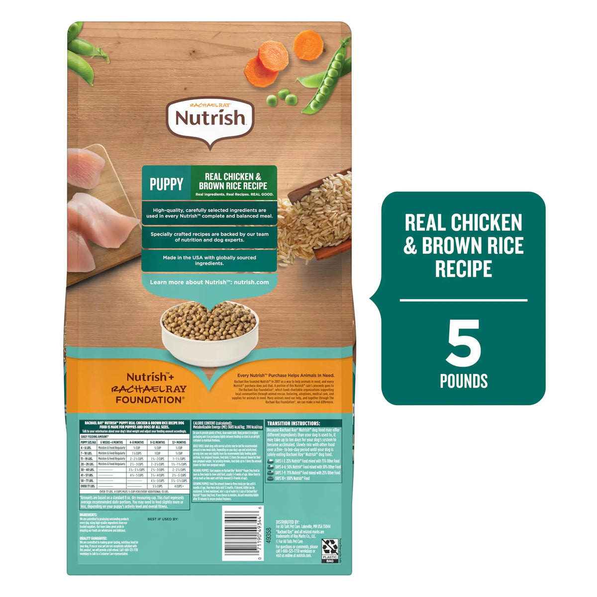 Nutrish Rachael Ray Puppy Dry Dog Food - FurrBaby Necessities