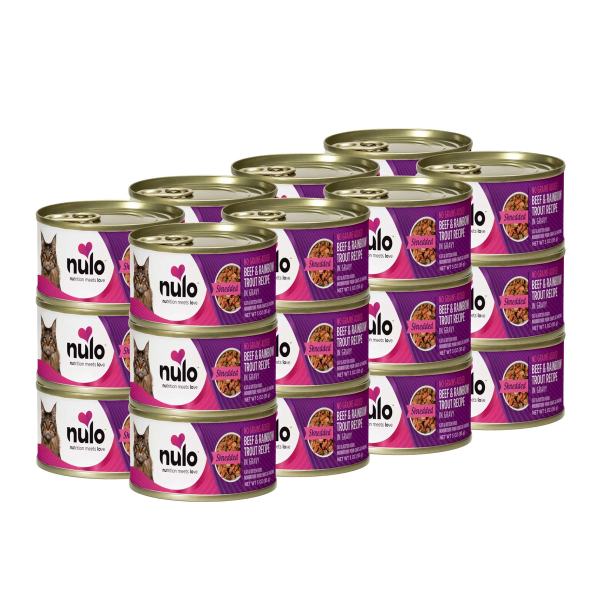 Nulo Freestyle Shredded Wet Canned Cat Food - FurrBaby Necessities