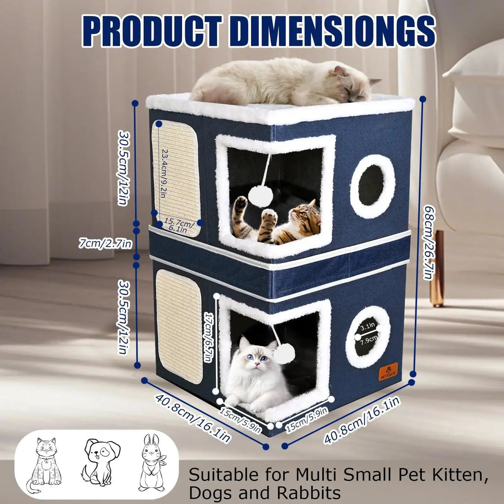 Cat Beds for Indoor Cats by PETTDATE