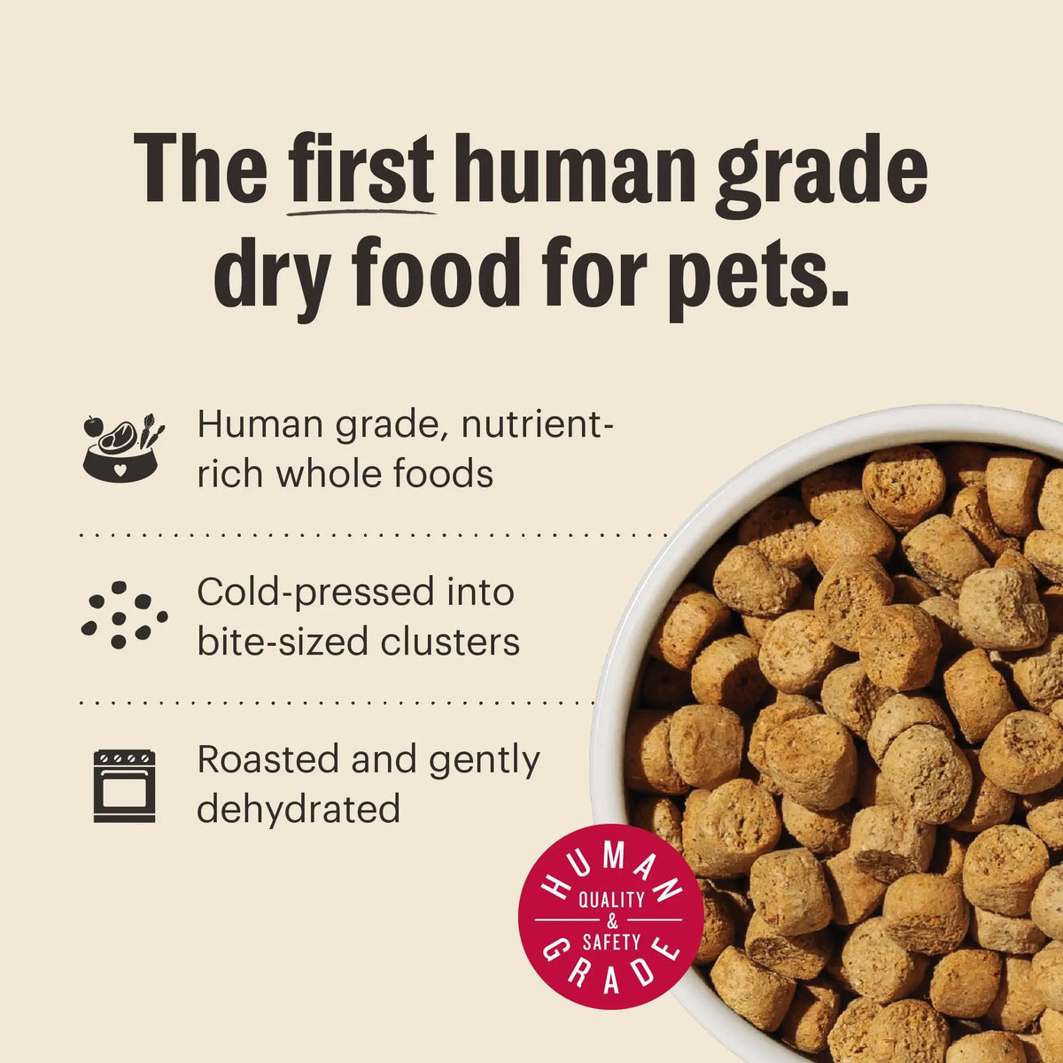 The Honest Kitchen Whole Food Clusters Puppy Whole Grain Chicken Dry Dog Food - FurrBaby Necessities