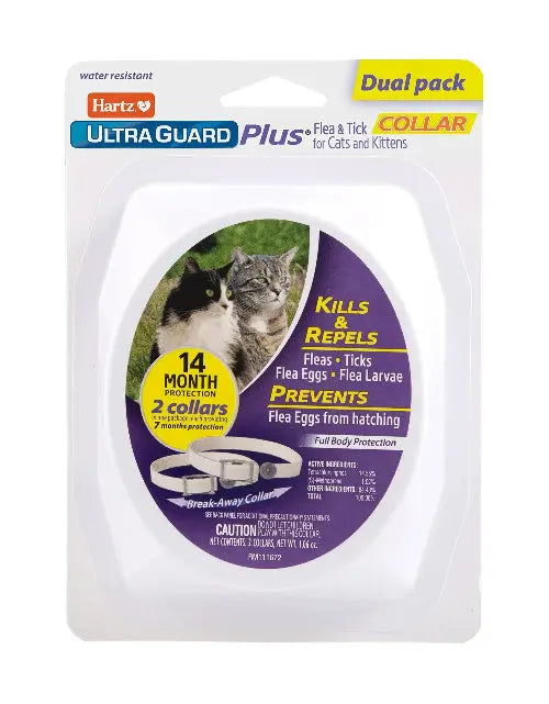 Hartz UltraGuard Flea & Tick Collar for Cats I 14 Months Protection by Hartz