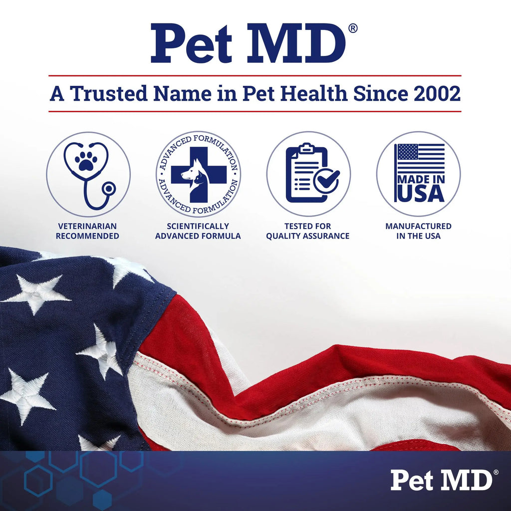 Pet MD Hydrocortisone Spray for Dogs & Cats - Anti Itch Spray - 4 oz Pet MD
