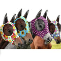 Frienda 4 Pcs Fly Masks with Ears Face Covering UV Protection from Insect Pests Elasticity Smooth Comfortable Mesh Horse Mask Accessories by Frienda