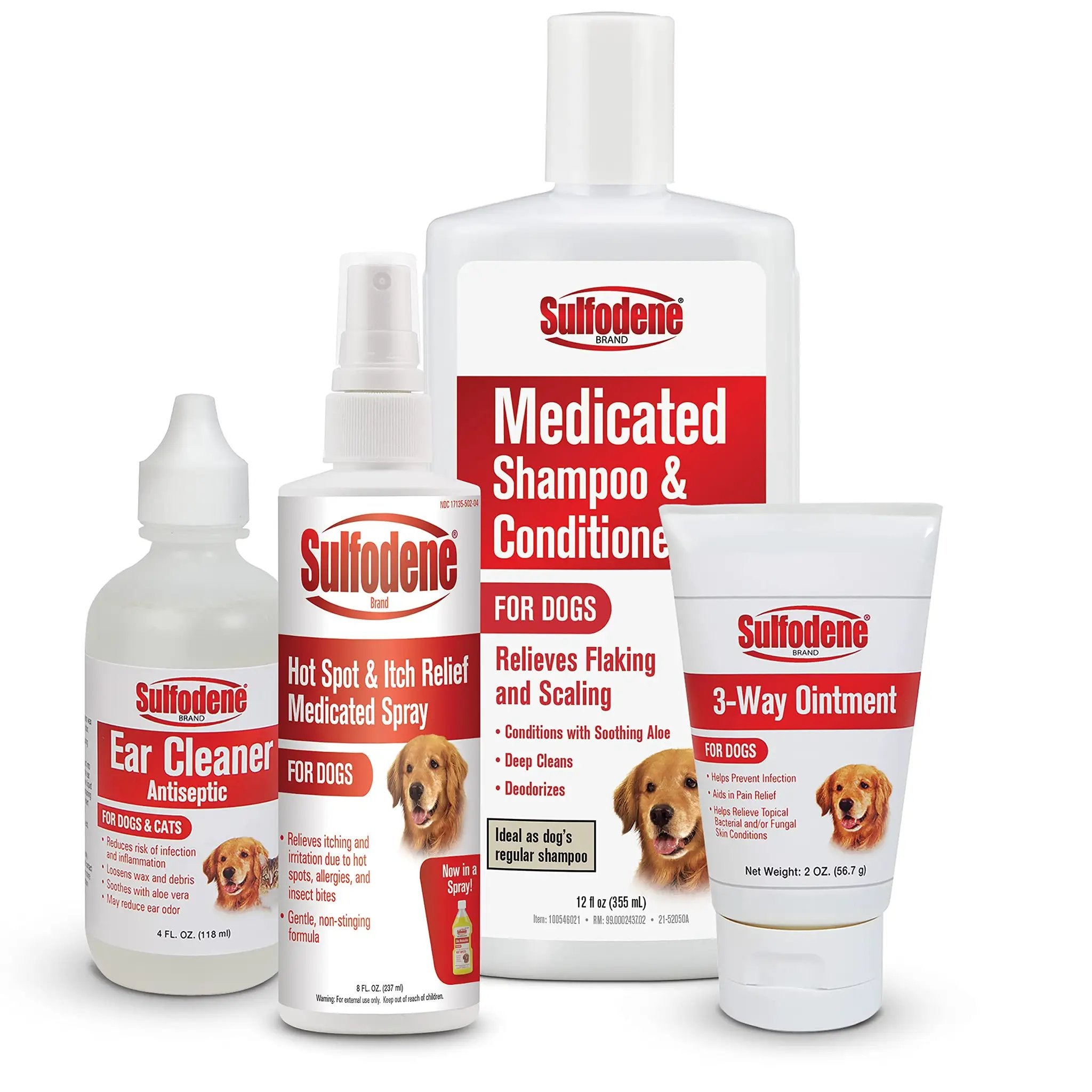 Sulfodene Hot Spot & Itch Relief Medicated Spray for Dog 8oz by Sulfodene