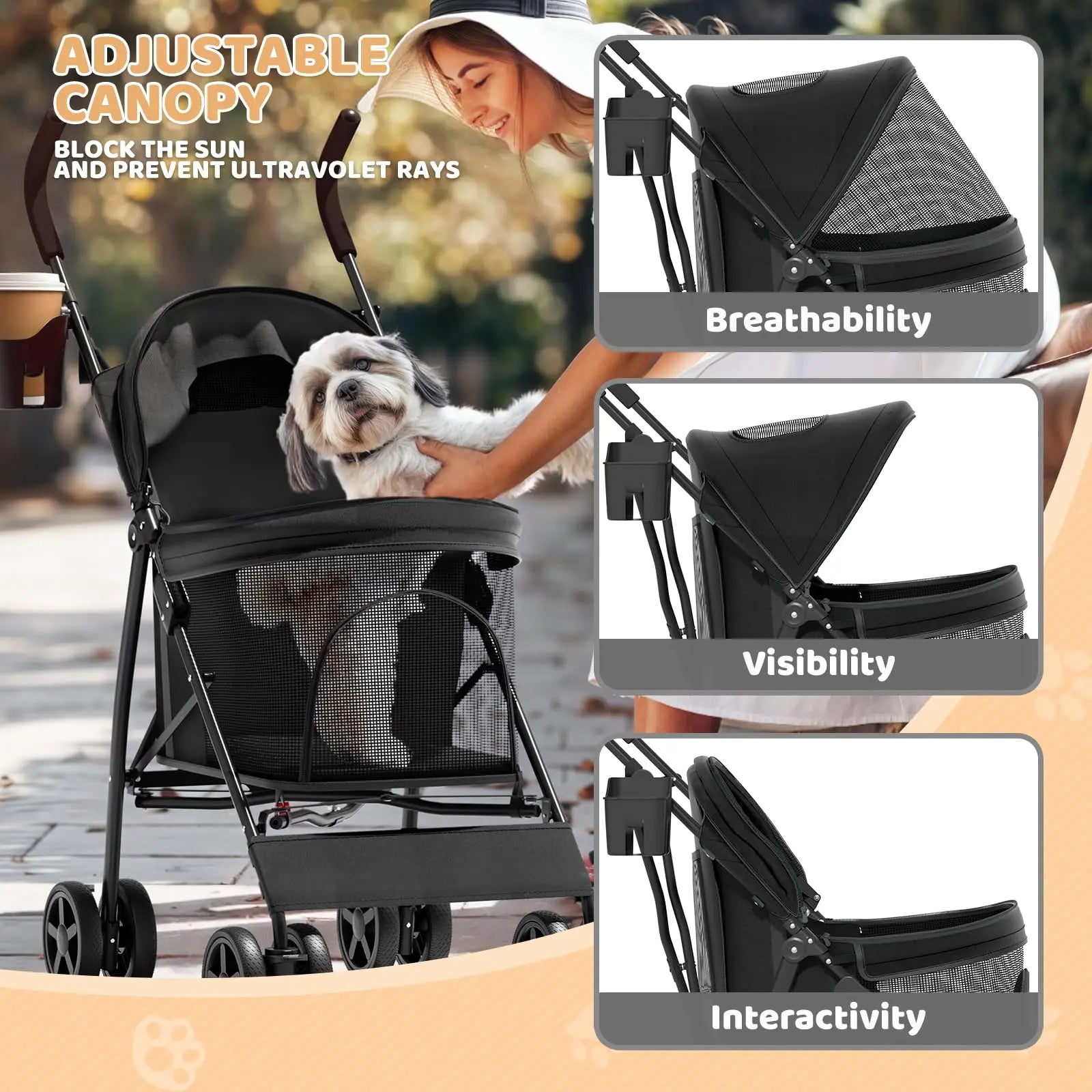 Magshion Dog Stroller by Magshion