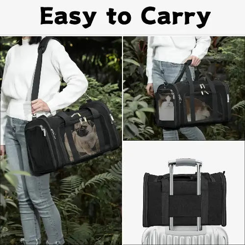 Soft-Sided Cat/Dog/Pet Carrier by LEHNI