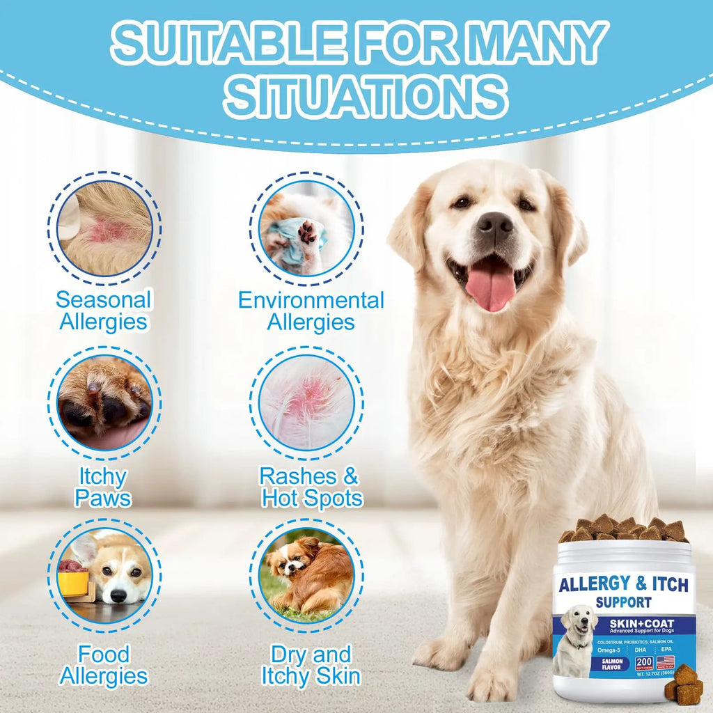 ColEaze Dog Allergy Chews - Allergy Chews for Dogs by ColEaze