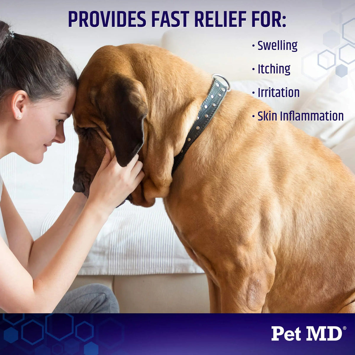 Pet MD Hydrocortisone Spray for Dogs, Cats, Horses - 4 oz Pet MD