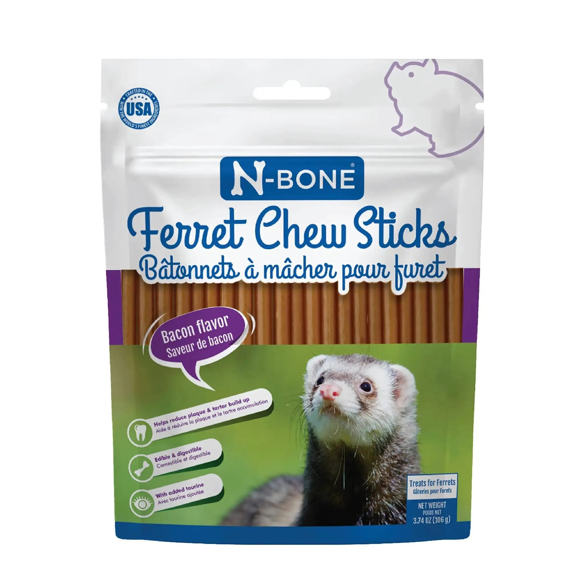 N-Bone Ferret Chew Sticks - Assorted Flavors and Sizes by N-Bone