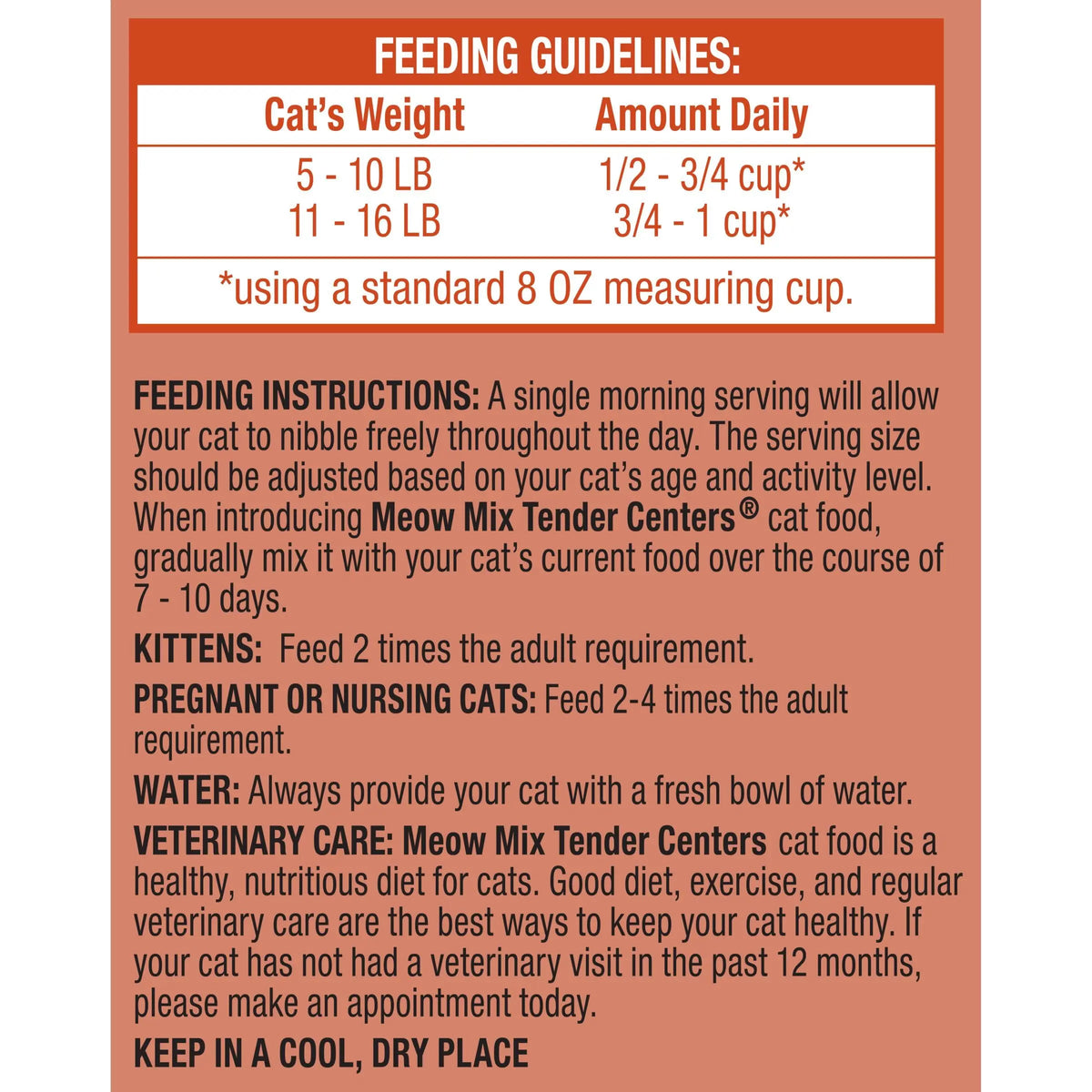 Meow Mix Tender Centers Dry Cat Food