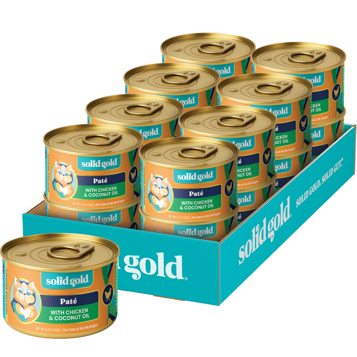 Solid Gold Wet Cat Food for Gut Health and Sensitive Stomach