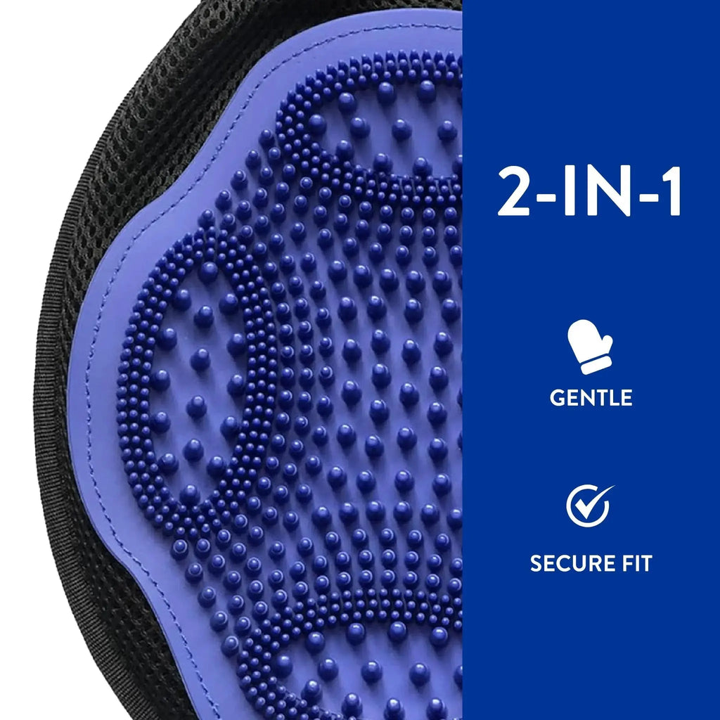 WAHL Professional Animal Equine Grooming Mitt - Flexible Rubber Brush for Horse Care by Wahl