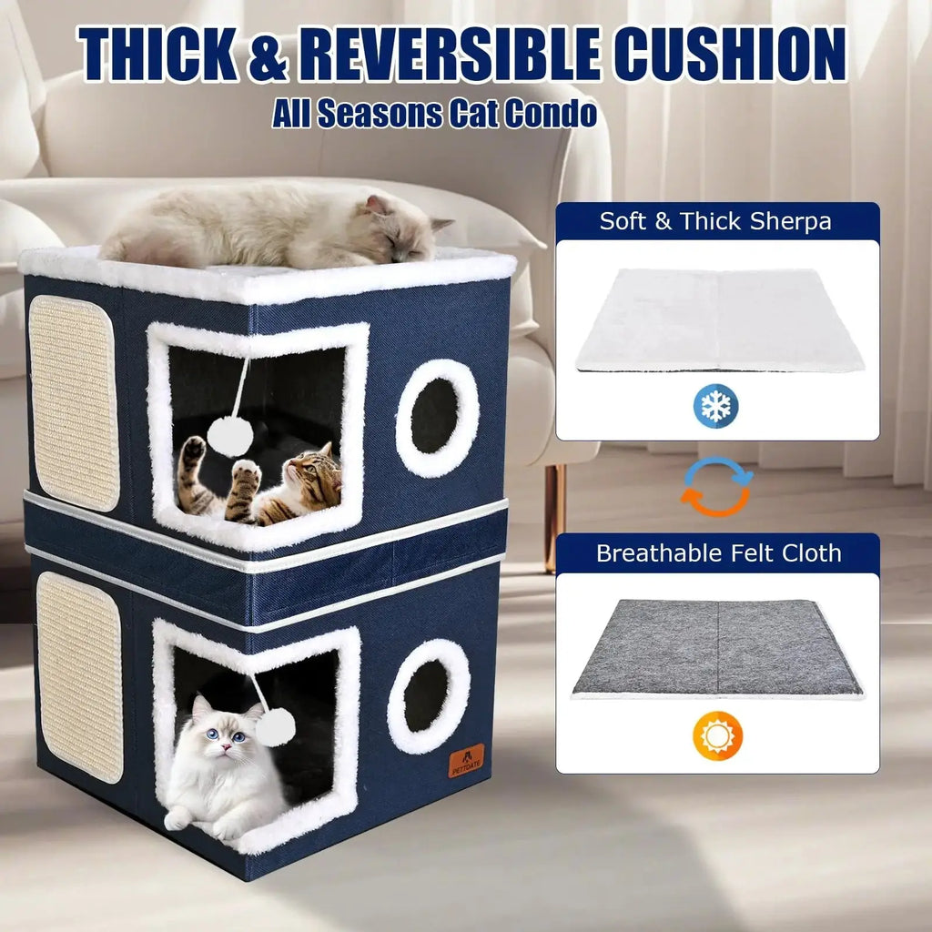 Cat Beds for Indoor Cats by PETTDATE