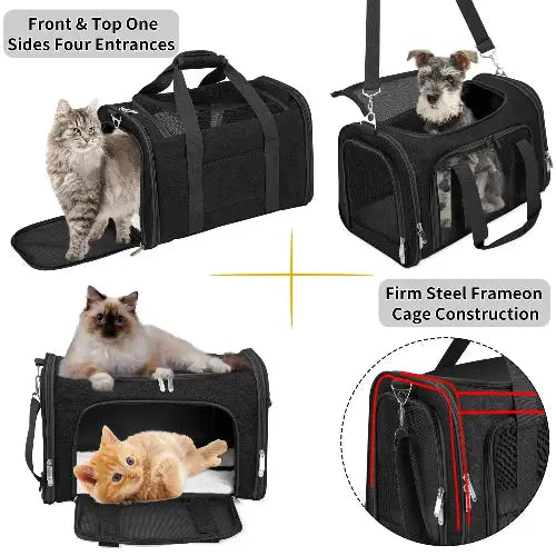 Soft-Sided Cat/Dog/Pet Carrier by LEHNI