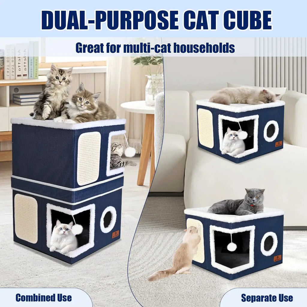 Cat Beds for Indoor Cats by PETTDATE