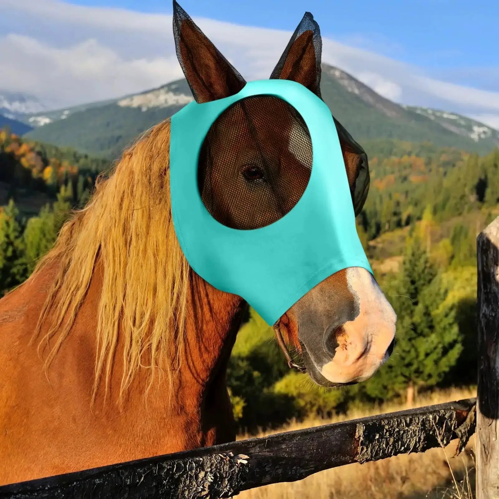 Frienda 4 Pcs Horse Fly Mask with Ear by Frienda