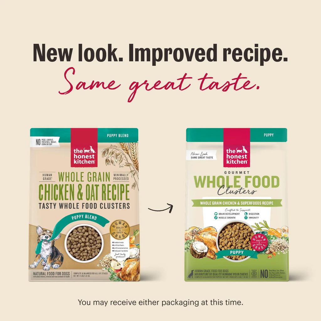 The Honest Kitchen Whole Food Clusters Puppy Whole Grain Chicken Dry Dog Food - FurrBaby Necessities