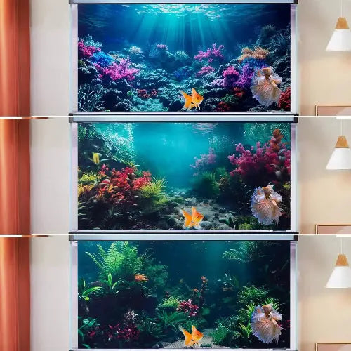 COMSUN 3 Pack Aquarium Backgrounds by COMSUN