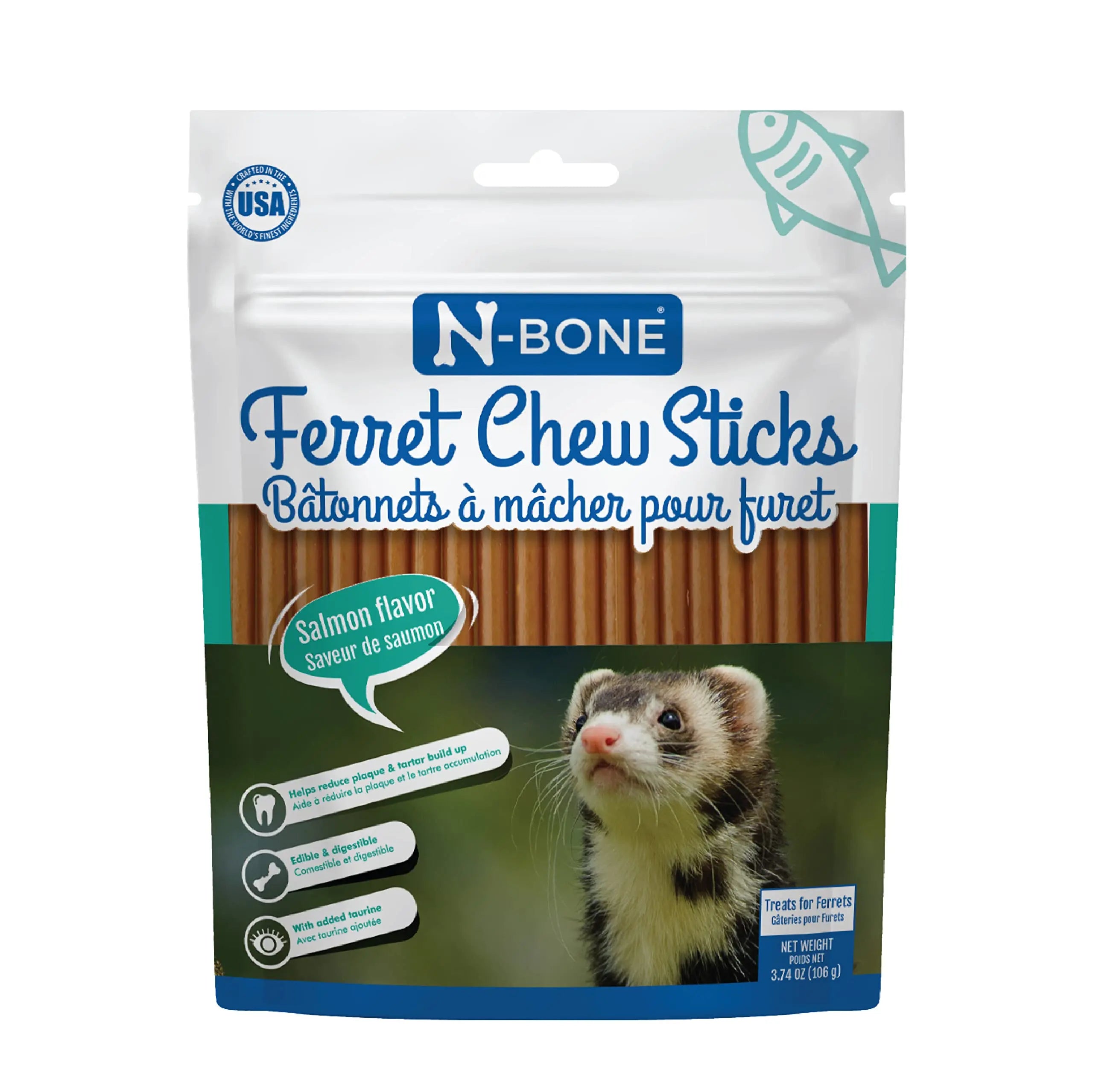 N-Bone Ferret Chew Sticks - Assorted Flavors and Sizes by N-Bone