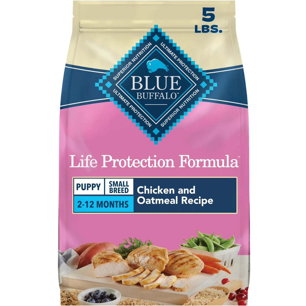 Blue Buffalo Life Protection Formula Small Dry Bag Dog Puppy Cognitive Development