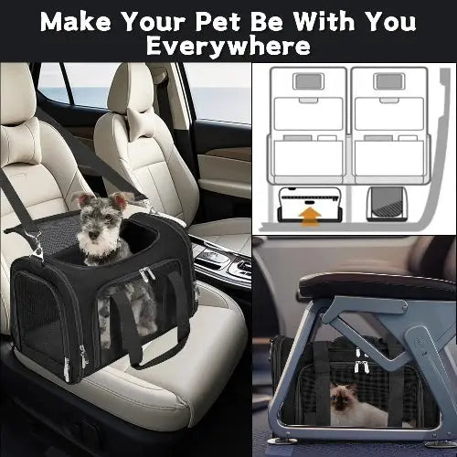 Soft-Sided Cat/Dog/Pet Carrier by LEHNI