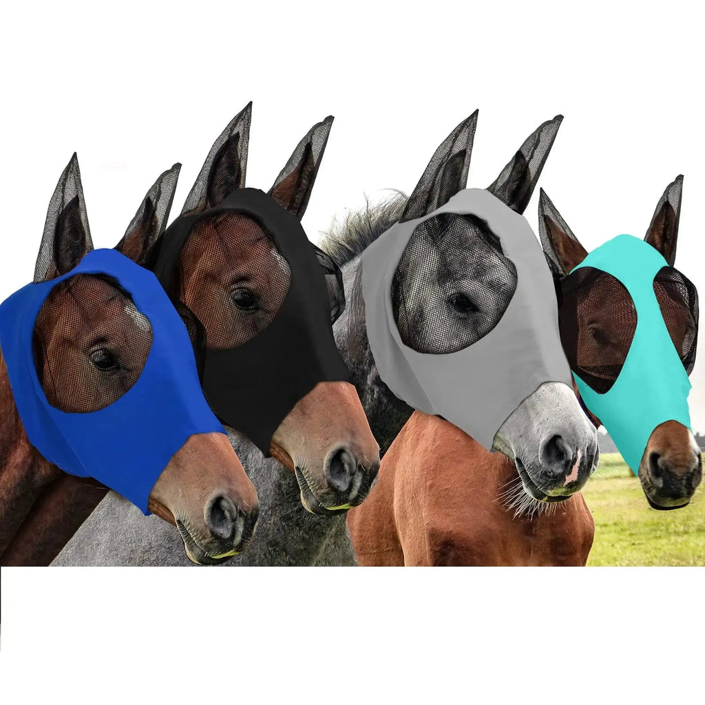 Frienda 4 Pcs Horse Fly Mask with Ear by Frienda