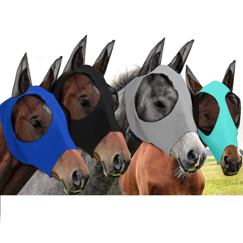 Frienda 4 Pcs Horse Fly Mask with Ear by Frienda