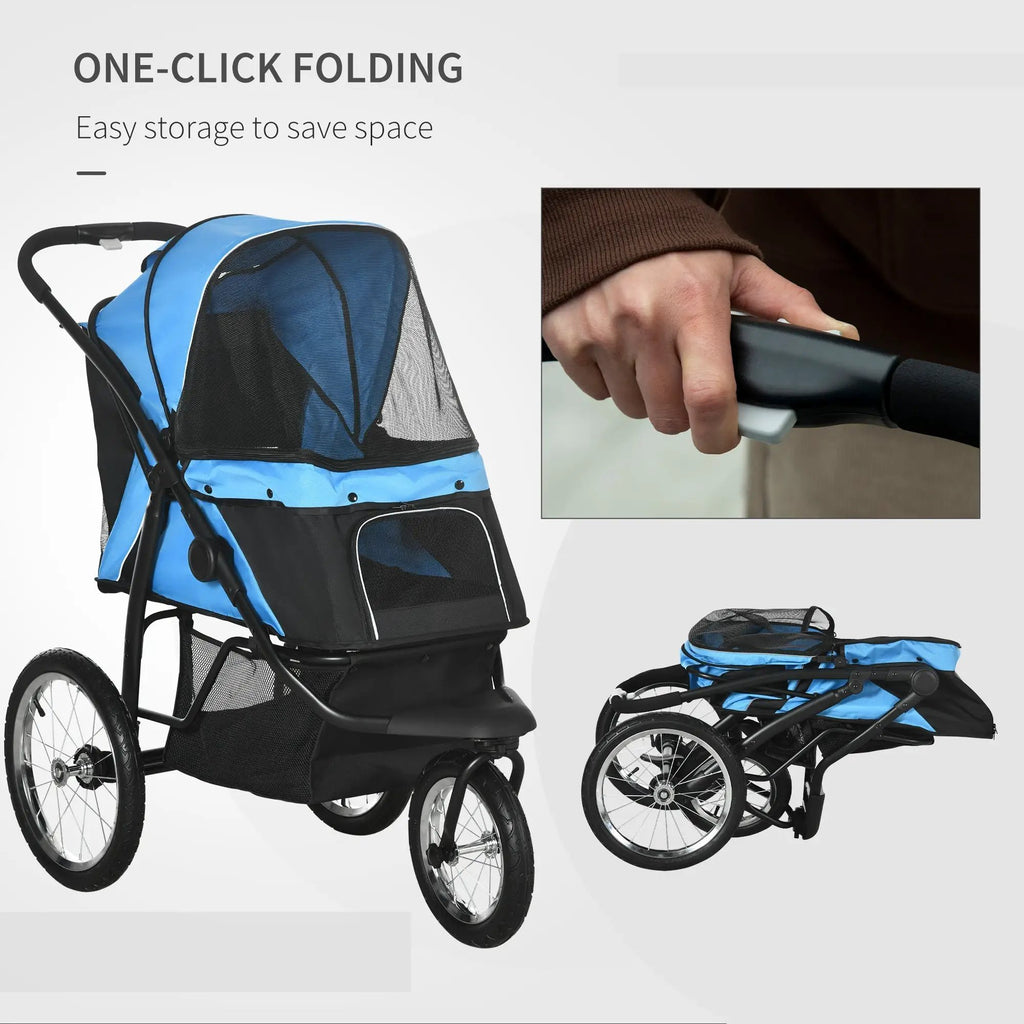 PawHut Pet Stroller for Small and Medium Dogs by HouseOfZazla