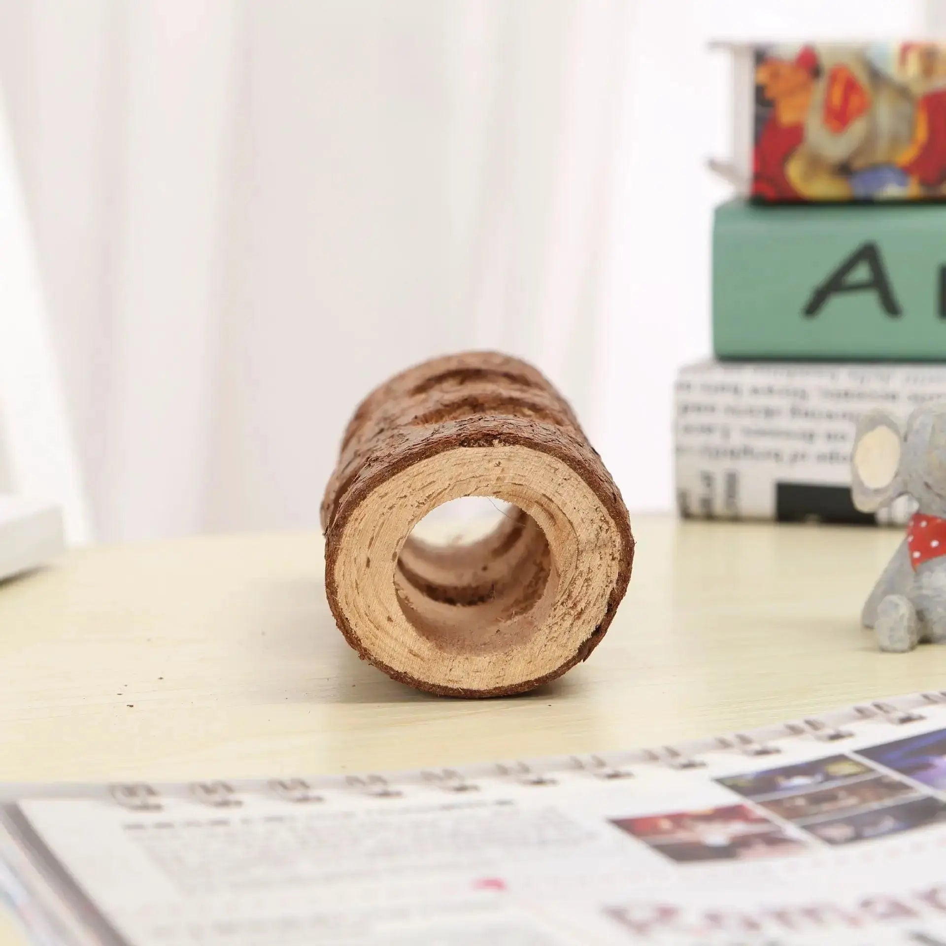 Hamster Solid Wood Pipe Bird Platform Rabbit Molar Dogs And Cats Toy Tree Tube by Sell My Stuff