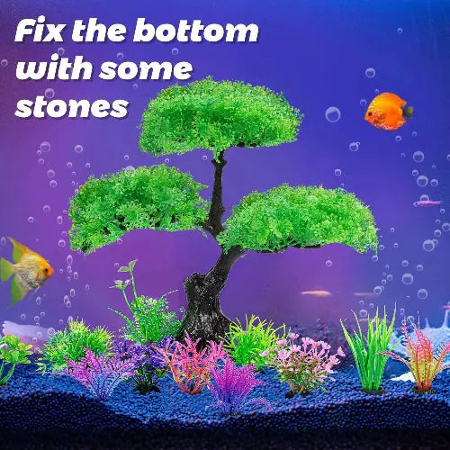 Ameliade Aquarium Artificial Plastic Plants Decoration by Ameliade