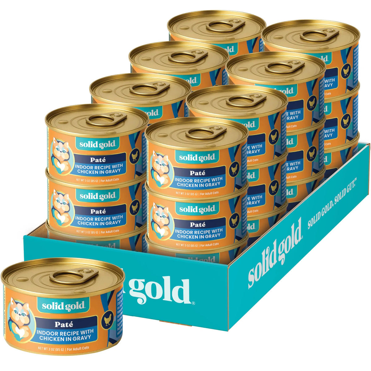 Solid Gold Wet Cat Food for Gut Health and Sensitive Stomach