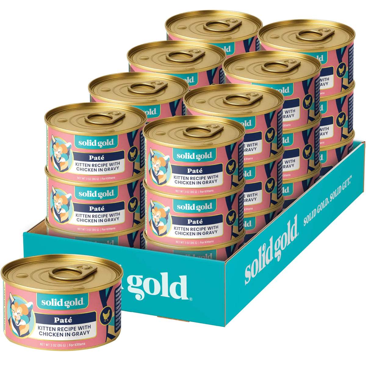 Solid Gold Wet Cat Food for Gut Health and Sensitive Stomach