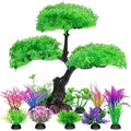 Ameliade Aquarium Artificial Plastic Plants Decoration by Ameliade